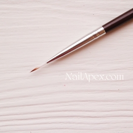 Кисть для мазковых рисунков №0 SLH™ NailBrush (темная ручка)
