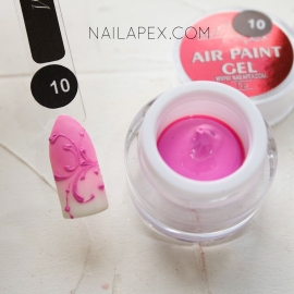 NailApex Гель-краска «AIR GEL PAINT» №10 — Сиренево-розовая (воздушная)