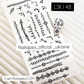 Наклейка (LSK148) Иероглифы 